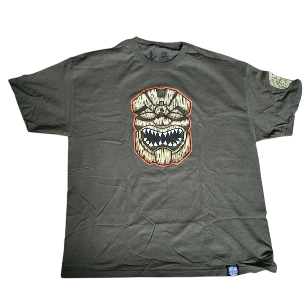 Farmers Market Hawaii Men's Size 2XL Graphic T-Shirt in Green